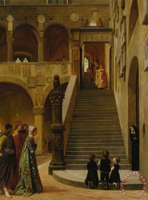 William Frederick Yeames An Appeal to The Podesta Art Print