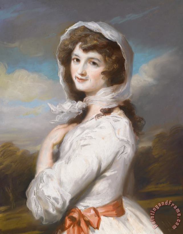 Miss Adelaide Paine painting - William Hamilton Miss Adelaide Paine Art Print