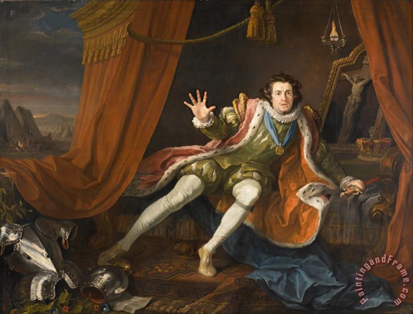 William Hogarth David Garrick As Richard III Art Print