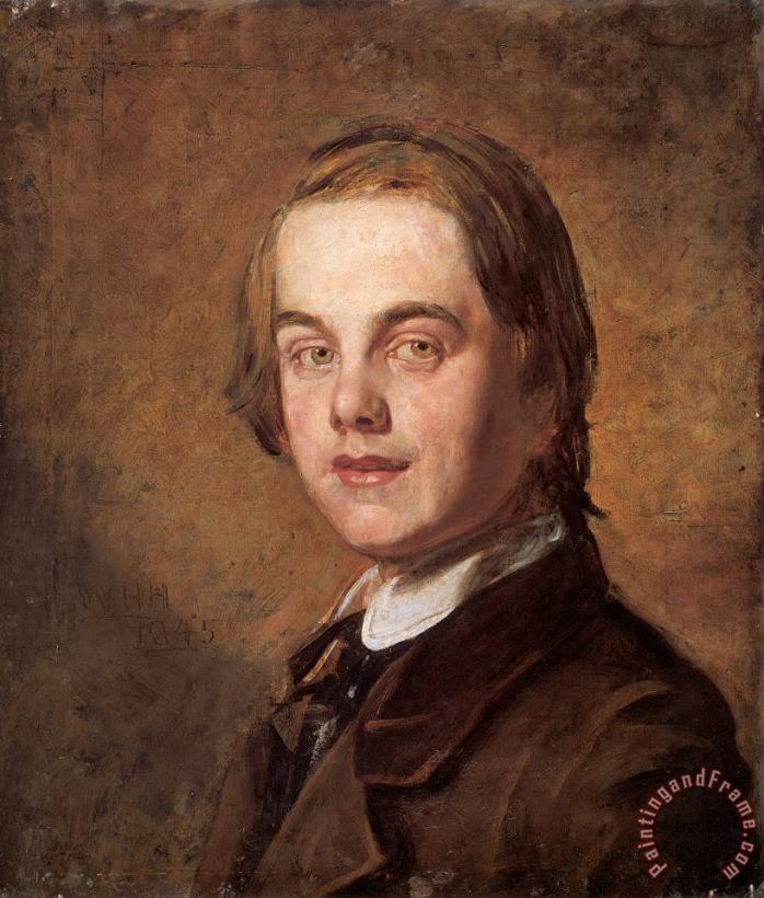 William Holman Hunt Selfportrait Art Painting