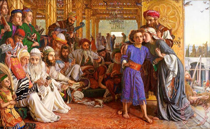 William Holman Hunt The Finding of The Saviour in The Temple Art Print