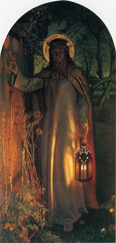 William Holman Hunt The Light of The World Art Painting