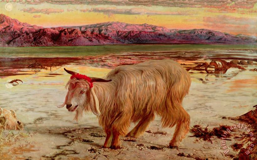 The Scapegoat painting - William Holman Hunt The Scapegoat Art Print