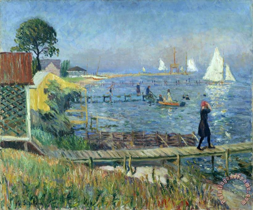 William James Glackens Bathers at Bellport Art Painting