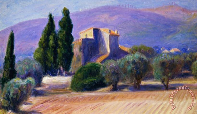 William James Glackens Farm House In Provence Art Print
