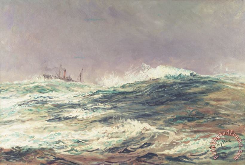 William Lionel Wyllie Ebb Tide Art Painting