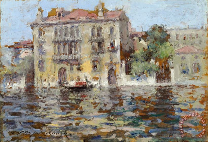 William Merritt Chase After The Rain Venice Art Painting