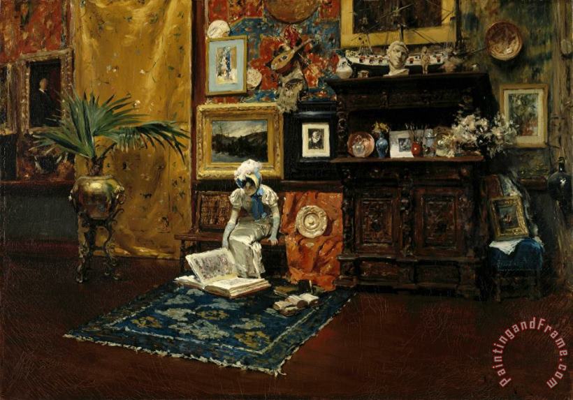 William Merritt Chase Studio Interior Art Painting