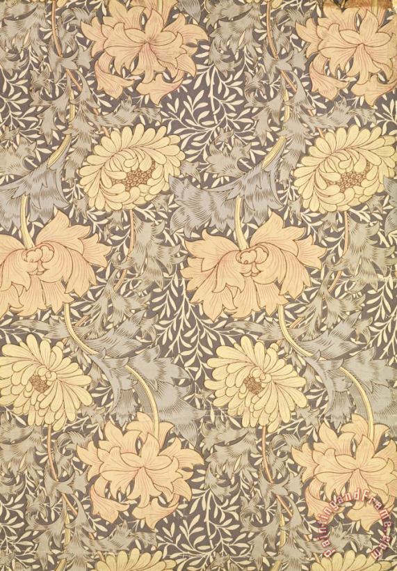 William Morris Chrysanthemum Art Painting