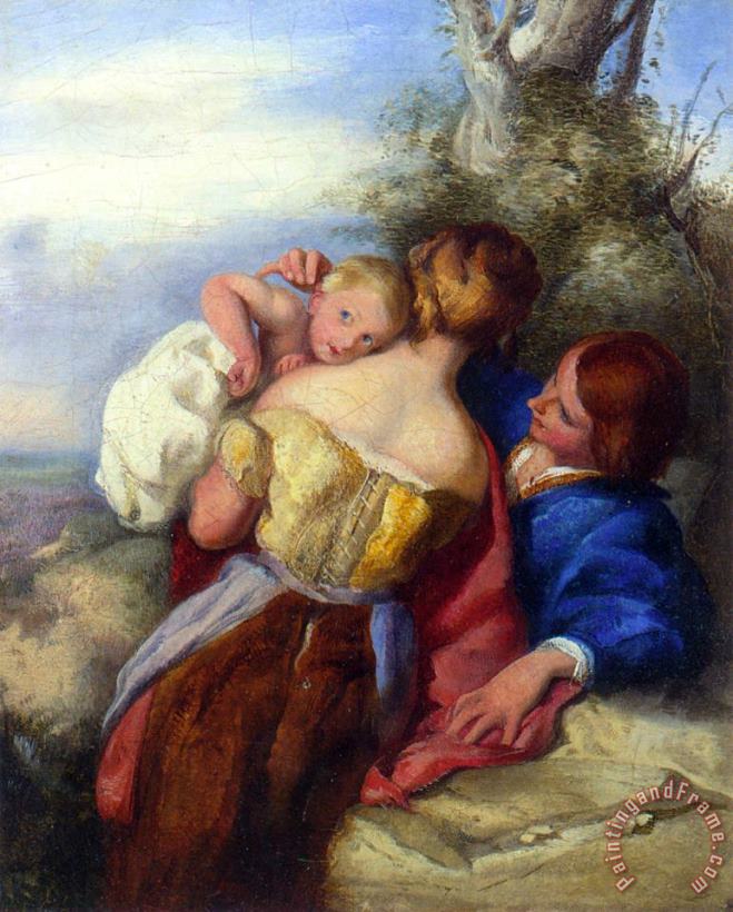 The Young Brother painting - William Mulready The Young Brother Art Print