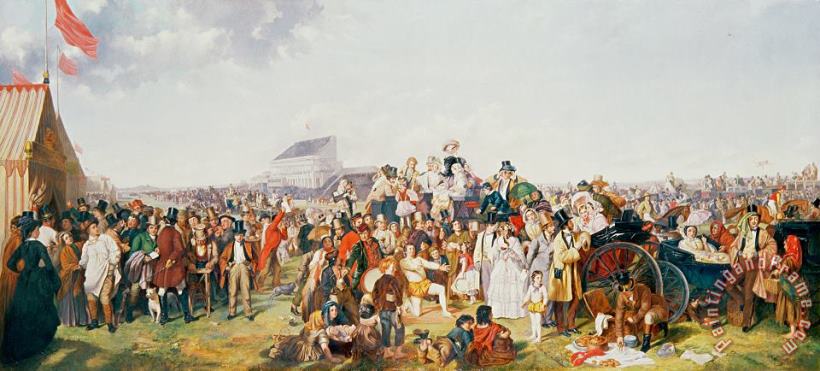 William Powell Frith Derby Day Art Print