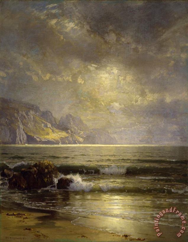 William Trost Richards Seascape Art Painting