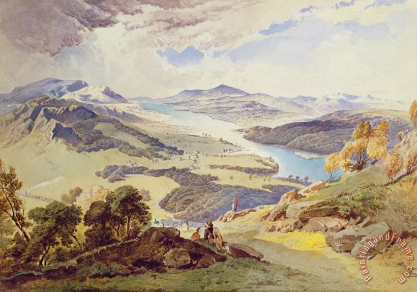 Windermere from Ormot Head painting - William Turner Windermere from Ormot Head Art Print