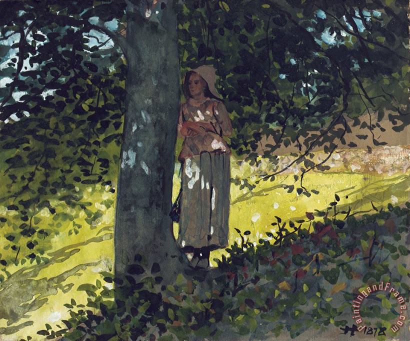 Winslow Homer A Shady Spot Art Painting