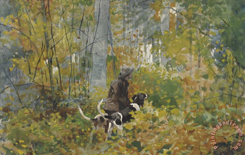 On The Trail painting - Winslow Homer On The Trail Art Print