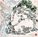 Art Printed on canvas by machine
