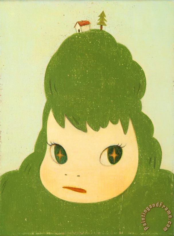 Green Mountain, 2004 painting - Yoshitomo Nara Green Mountain, 2004 Art Print