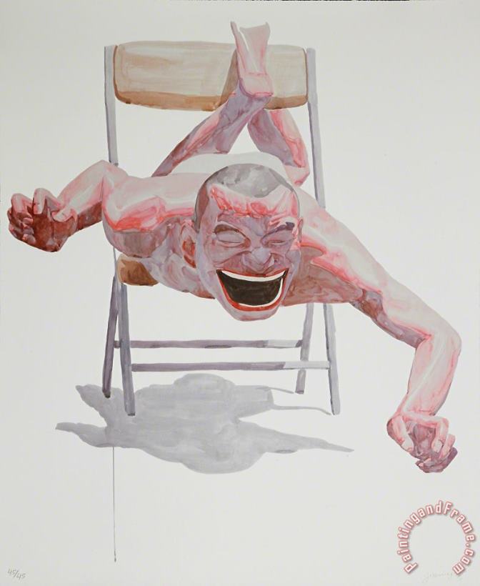Untitled (smile Ism No. 21), 2006 painting - Yue Minjun Untitled (smile Ism No. 21), 2006 Art Print