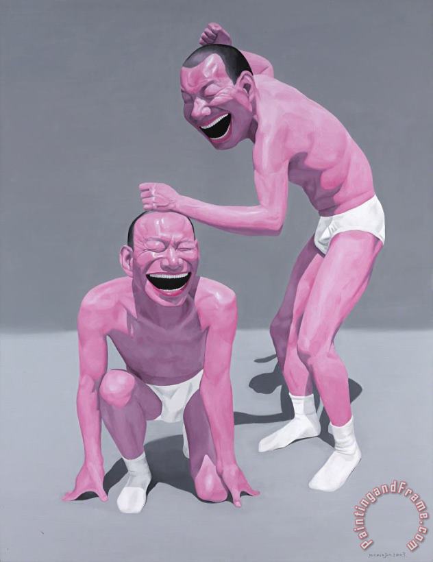 Yue Minjun Untitled, 2003 Art Print