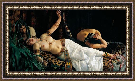 Achilles Glisenti Death Of Cleopatra Framed Print