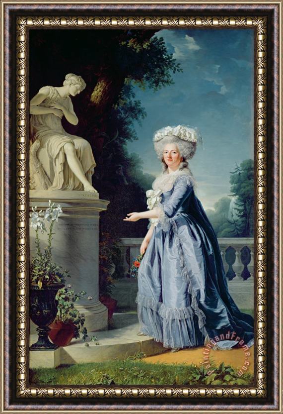 Adelaide Labille-Guiard Portrait of Marie-Louise Victoire de France Framed Print