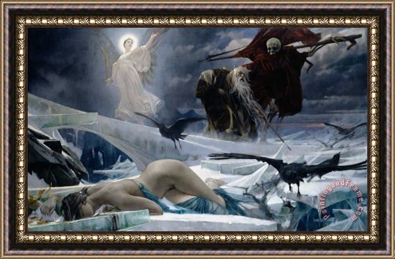 Adolph Hiremy Hirschl Ahasuerus at the End of the World Framed Print