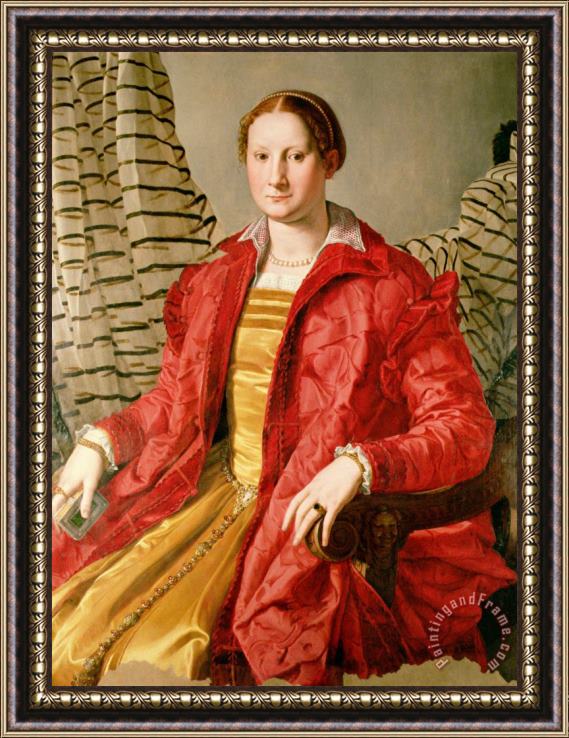 Agnolo Bronzino Portrait of Eleonora Da Toledo (1519 74) Framed Print