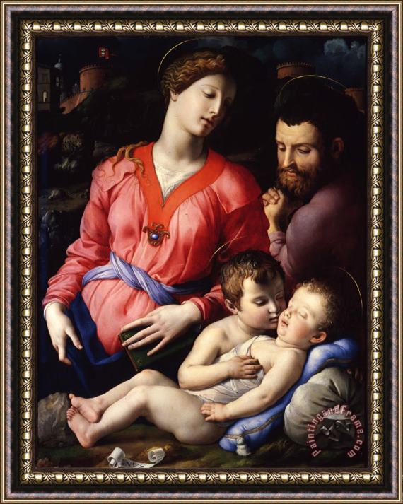 Agnolo Bronzino The Madonna Panciatichi Framed Painting