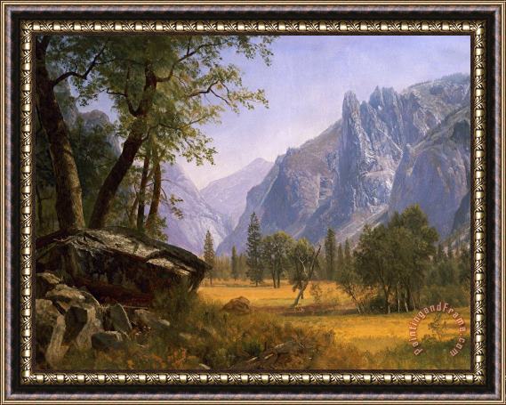 Albert Bierstadt Yosemite Valley Framed Painting