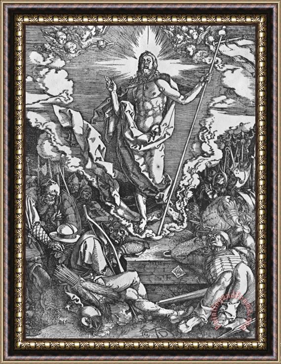 Albrecht Duerer Resurrection Framed Painting