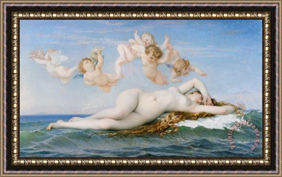 Alexandre Cabanel Birth of Venus Framed Painting