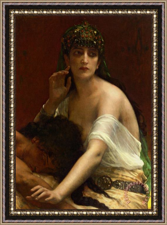 Alexandre Cabanel Samson And Delilah Framed Painting