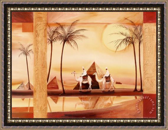 alfred gockel Desert Dreams Iii Framed Painting