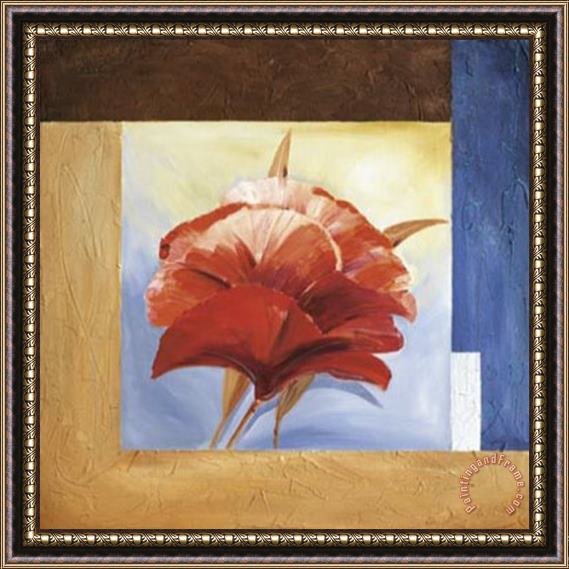 alfred gockel Passionate Poppies Ii Framed Painting