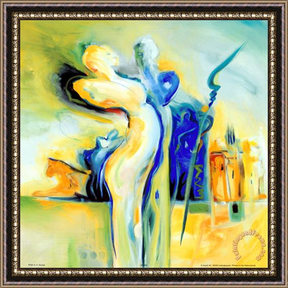 alfred gockel Romance in an Exotic Place Framed Print
