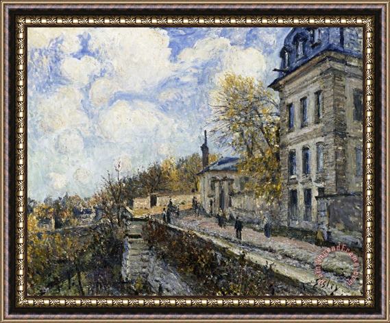 Alfred Sisley Factory at Sevres Framed Painting