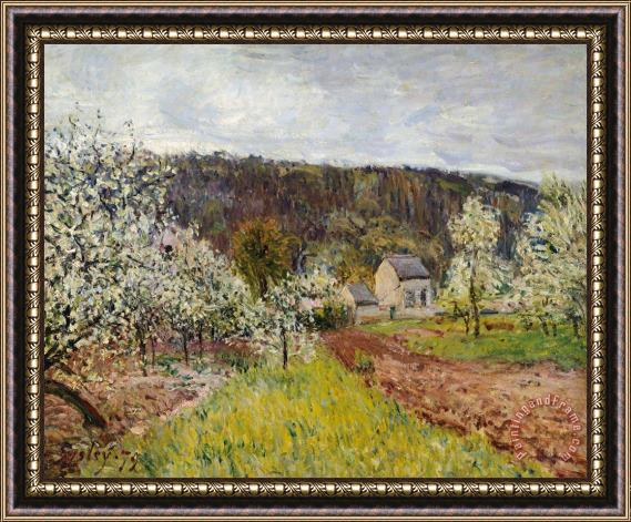 Alfred Sisley Rainy Spring Near Paris Framed Painting