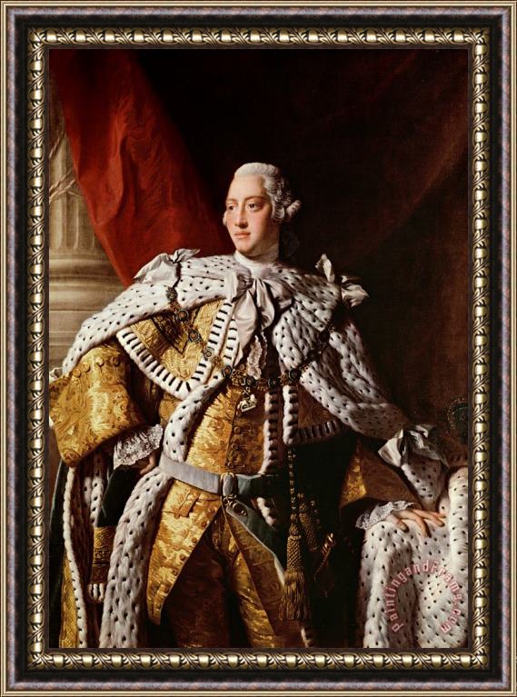 Allan Ramsay King George III Framed Print Allan Ramsay King George III Framed Print