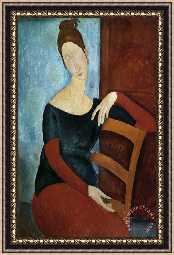 Amedeo Modigliani The Artist's Wife Framed Print