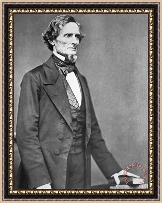 American Photographer Jefferson Davis Framed Print
