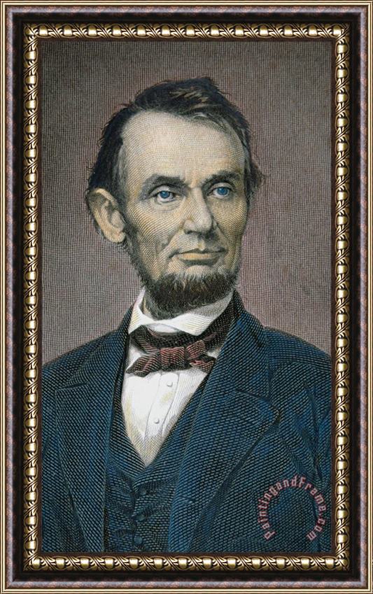 American School Abraham Lincoln Framed Print