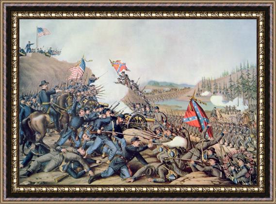 American School Battle of Franklin November 30th 1864 Framed Print