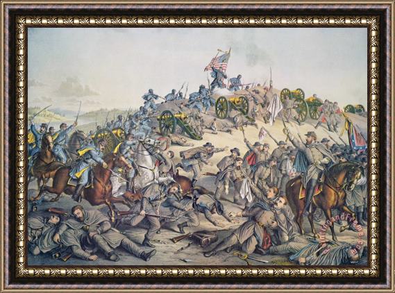 American School Battle of Nashville December 15-16th 1864 Framed Print