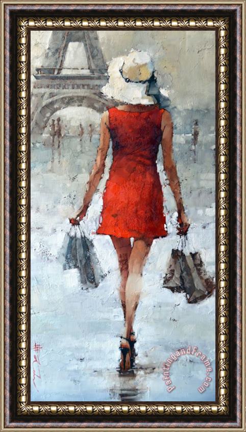 Andre Kohn Retail Therapy Framed Painting