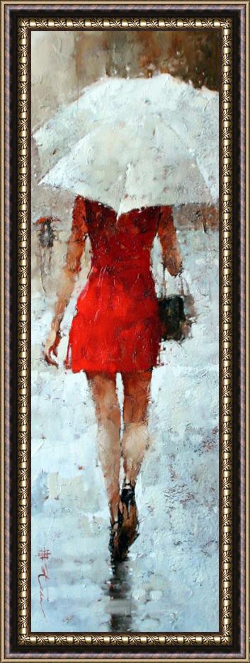 Andre Kohn Stilettos Series #7 Framed Painting