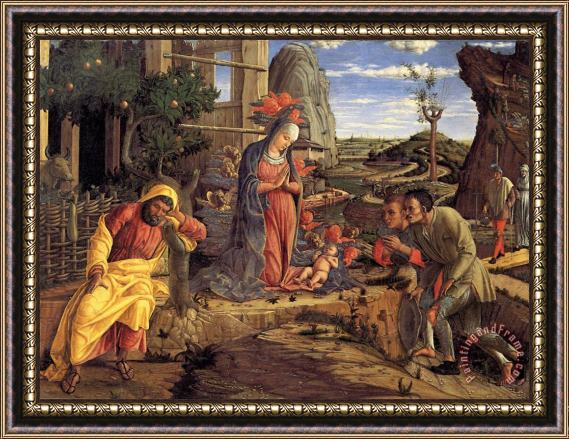 Andrea Mantegna The Adoration of The Shepherds Framed Print