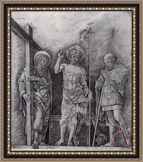 Andrea Mantegna The Resurrection of Christ Framed Painting