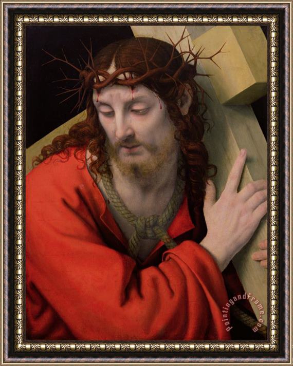 Andrea Solario Christ Carrying the Cross Framed Print