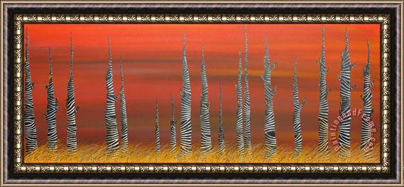 Andrea Youngman A Still Day on the Outskirts of Hades Framed Print
