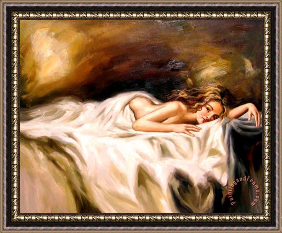 Andrew Atroshenko Intimate Thoughts Framed Painting